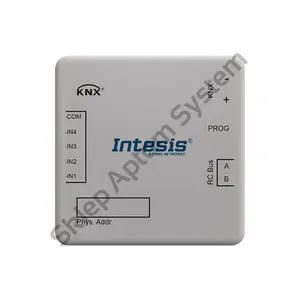 INKNXHIT001R000 ► interfejs KNX - Hitachi VRF systemy klimatyzacji, ETS, 1:1 jednostka wewnętrzna, 4 wejścia binarne