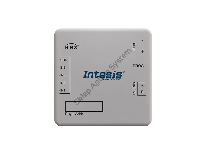 INKNXHIT001R000 ► interfejs KNX - Hitachi VRF systemy klimatyzacji, ETS, 1:1 jednostka wewnętrzna, 4 wejścia binarne