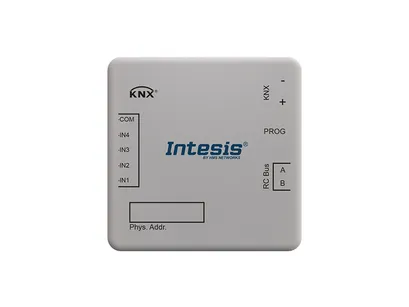 INKNXHIT001R000 ► interfejs KNX - Hitachi VRF systemy klimatyzacji, ETS, 1:1 jednostka wewnętrzna, 4 wejścia binarne