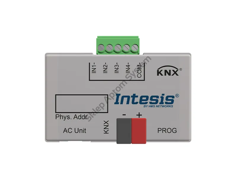 INKNXMIT001I100 ► interfejs KNX - Mitsubishi Electric: systemy domowe Mr.Slim i City Multi, ETS, 1:1 jedn. wewn., 4 wejścia