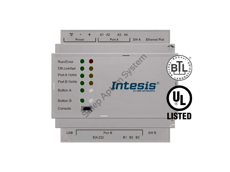 IN703DAL0640000 ► interfejs MODBUS Server RTU i TCP lub Bacnet IP i MSTP - DALI-2 (64 urządzenia, 1 kanał)