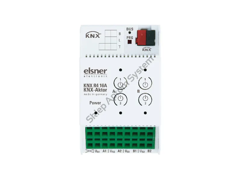 KNX R4 16A ► aktor bezpotencjałowy z funkcjami czasowymi, 4 wyjścia przełączające, bezpotencjałowe