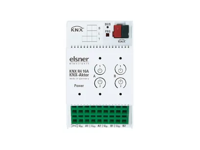 KNX R4 16A ► aktor bezpotencjałowy z funkcjami czasowymi, 4 wyjścia przełączające, bezpotencjałowe 