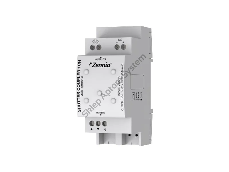 Shutter Coupler 1CH / ZAC-SHUC1C adapter żaluzjowy Zennio