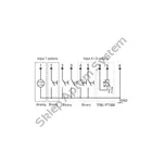 TS 30.11 knx ► regulator temperatury pokojowej, 5 wejść analogowych/binarnych - 4