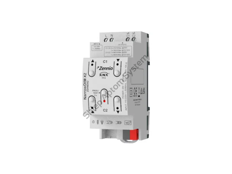 ZDINDX2 NarrowDIM X2 dimmer moduł ściemniający KNX Zennio