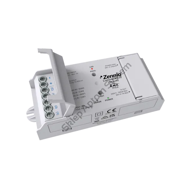 LUMENTO X4 v2 ► sterownik oświetlenia LED 4-kanałowy RGBW / RGBWX4, 4 kanały, napięcie stałe