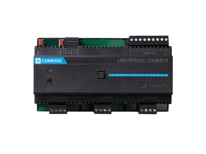 COMEXIO 3G Universal Dimmer ► uniwersalny interfejs ściemniający COMEXIO, 6 wy, 8 we 12-230V AC/DC, ściemniacz, dimmer