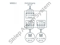 WGGS-2 ► moduł sterowania grupowego, 2 wyjścia - 2