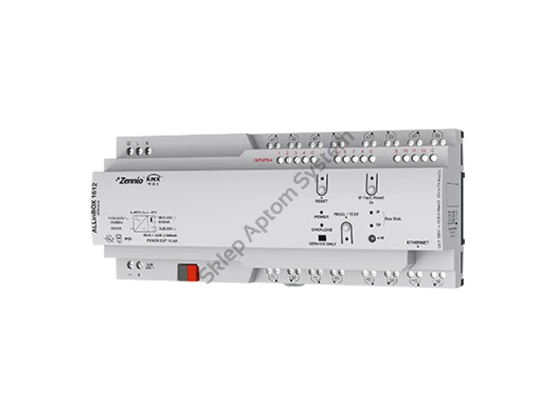 ALLinBOX 1612 KNX wyjścia wejścia zasilacz interfejs KNX IP 
