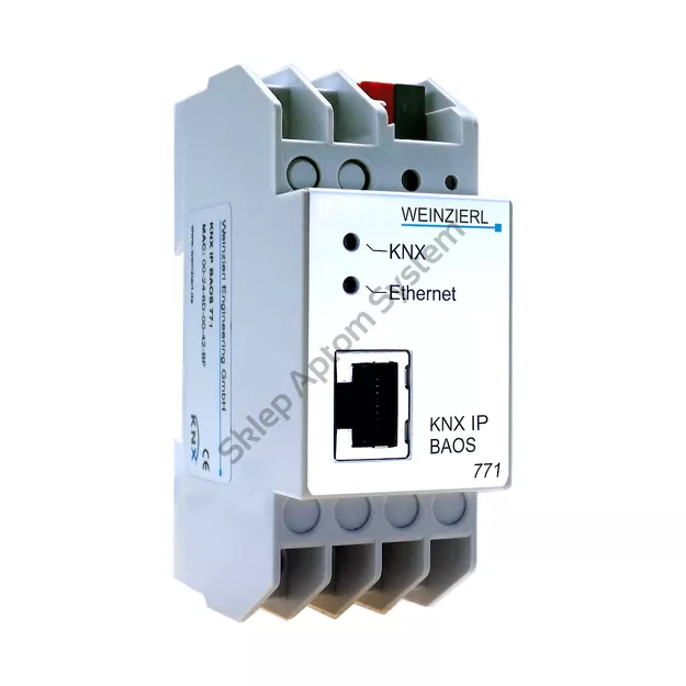 KNX IP BAOS 771 ► Interfejs KNX - IP, ethernet LAN, „Bus Access and Object Server“