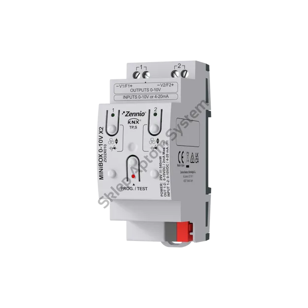 MINIBOX 0-10V X2 ► moduł wielofunkcyjny, 2 kanały 0-10V