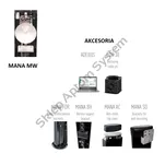 MANA MW 10250 ► Bariera mikrofalowa, wys. 1,0m, bez podstawy, zasięg 250m - 2