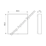 GS 41.01 knx ► czujnik jakości powietrza, CO2, temperatura, wilgotność, ciśnienie - 3