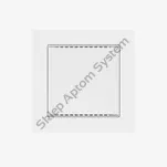 KNX AQS/TH-UP gl ► wewnętrzny czujnik jakości powietrza (CO2), temperatury i wilgotności, szklany, format 55 - 3