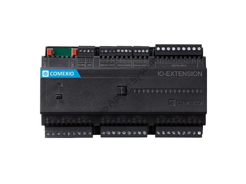 COMEXIO 3G IO-EXTENSION ► interfejs rozszerzeń serwera COMEXIO 3G IO-Serwer, 8x we 12-230V, 9x wy przekaz 16A,8x we 0-10V lub 12-24VDC