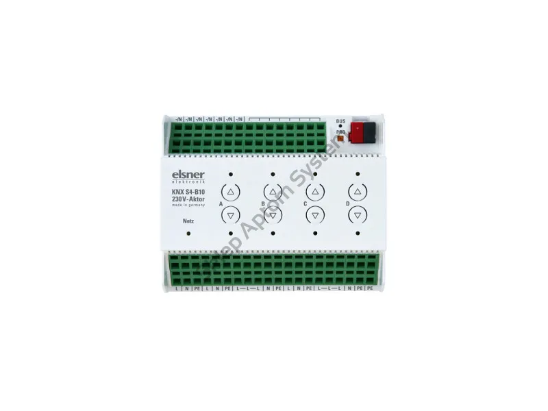 KNX S4-B10 230 V ► aktor wielofunkcyjny KNX, 4 wielofunkcyjne wyjścia, 10 wejść binarnych