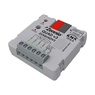 QUAD v3 ► Sensor analogowy/binarny KNX Secure, 4 wejścia analogowo-binarne