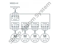 WGGS-4-H ► moduł sterowania grupowego, 4 wyjścia - 2