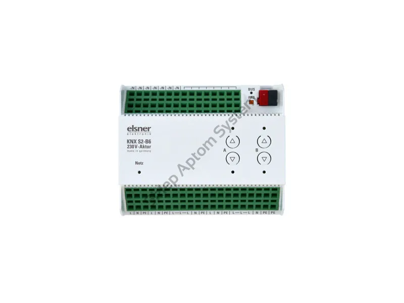 KNX S2-B6 230 V ► aktor wielofunkcyjny KNX, 2 wielofunkcyjne wyjścia, 6 wejść binarnych